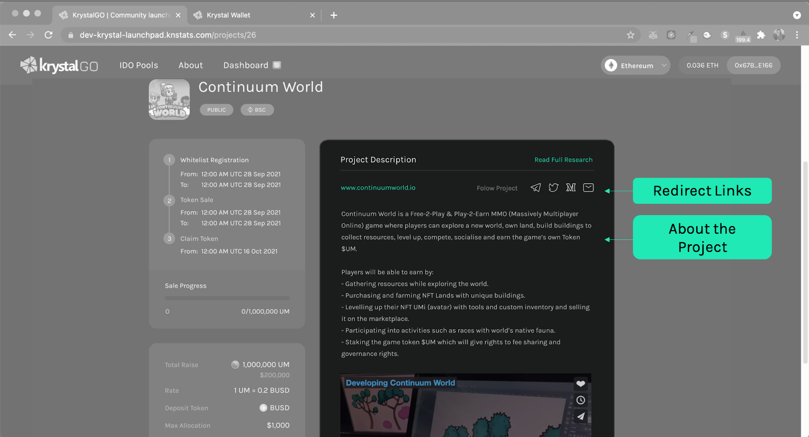 Hướng dẫn cách tham gia IDO/IGO trên sàn KrystalGO Hướng dẫn cách tham gia IDO/IGO trên sàn KrystalGO