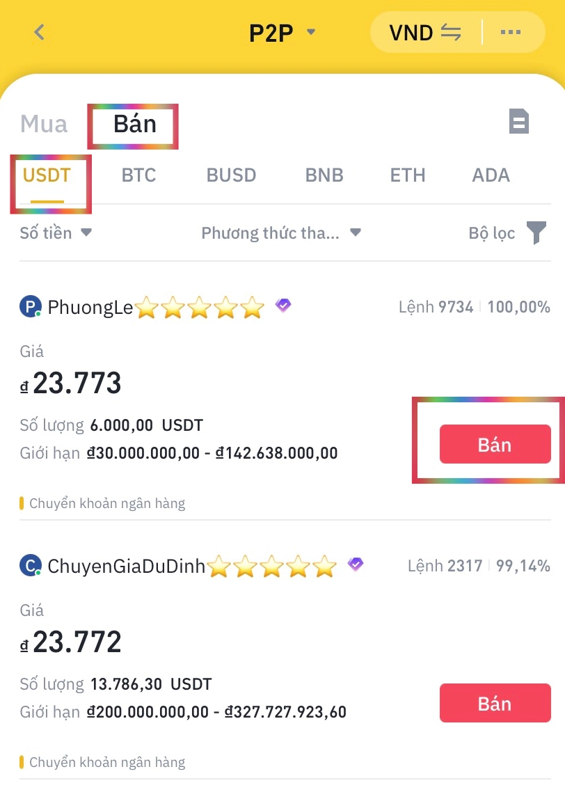 Hướng dẫn cách mua bán tiền ảo bằng VND trên Binance P2P Hướng dẫn cách mua bán tiền ảo bằng VND trên Binance P2P