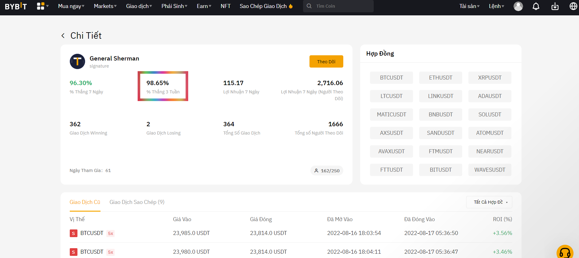 Hướng dẫn sao chép và Copy Trade Futures sàn ByBit [Phần 5]