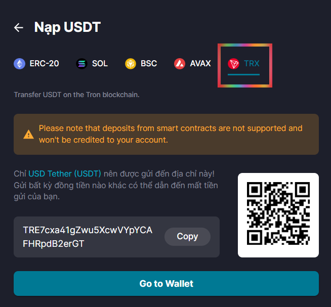 Hướng dẫn rút, nạp tiền USDT, BTC trên ví sàn FTX [Phần 2]