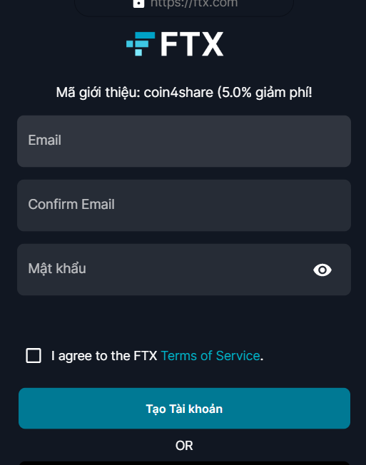 Hướng dẫn đăng ký, xác minh KYC sàn giao dịch FTX [Phần 1]