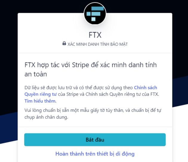 Hướng dẫn đăng ký, xác minh KYC sàn giao dịch FTX [Phần 1]